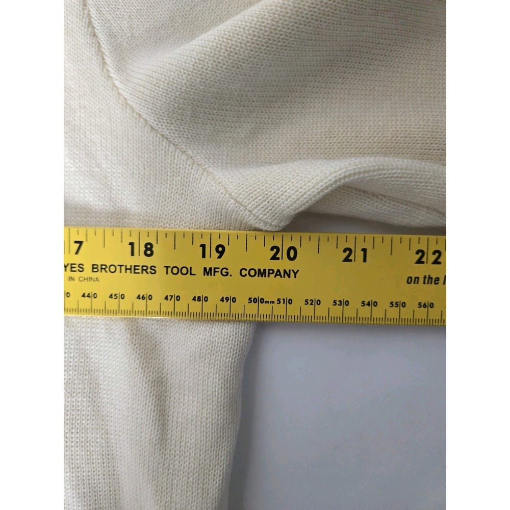 Dana Buchman Womens M Merino Wool Cardigan Sweater Jacket Zip Chic‎ Old Money - Picture 11 of 12